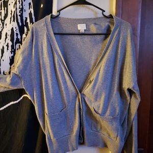 Gray Cardigan size Large